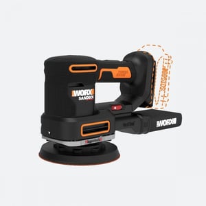 WORX WX820L.9 przenośna szlifierka Szlifierka tarczowa 10000 RPM Czarny, Żółty