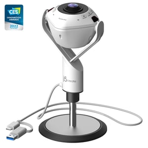 j5create JVU368-N Webcam 5 MP 1920 x 1080 px USB Weiß