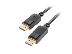 Lanberg CA-DPDP-10CC-0018-BK kabel DisplayPort 1,8 m Czarny