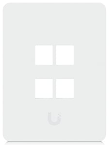 Ubiquiti UACC-WP-KEYSTONE-V-4P Rahmen für Steckdosen und Schalter, Weiß