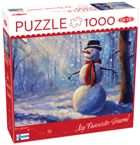 Tactic Puzzle Lovers Happy Snowman 1000-bitars pussel