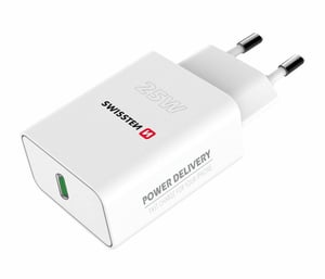 Swissten 22060300 ładowarka do urządzeń przenośnych Smartfon Biały Prąd przemienny Szybkie ładowanie Wewnętrzna