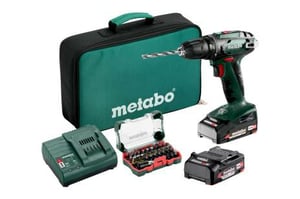 Metabo BS 18 1600 RPM Zamek centralny 1,3 kg Czarny, Zielony