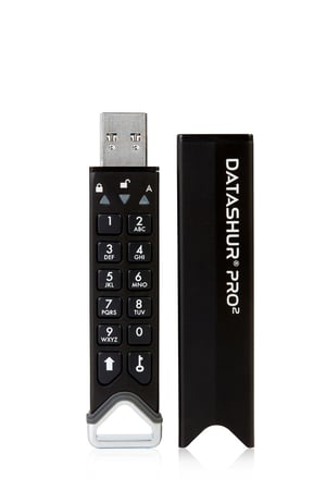 iStorage datAshur PRO2 pamięć USB 64 GB USB Typu-A 3.2 Gen 1 (3.1 Gen 1) Czarny