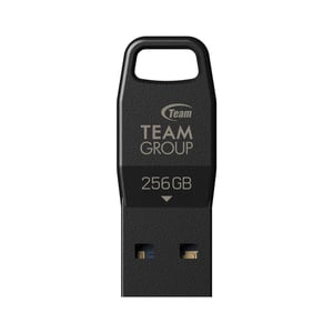 Team Group S5 256 GB USB Flash Drive, USB Type-A 3.2 Gen 1 (3.1 Gen 1), Black