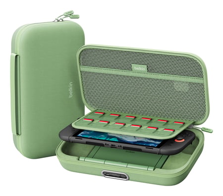 Belkin ENA003HQSE pokrowiec na przenośne konsole do gry Torba do przenoszenia Nintendo Zielony