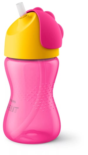 Philips AVENT Kubek z giętką słomką — 300 ml, 12 m+, 1 sztuka w opakowaniu