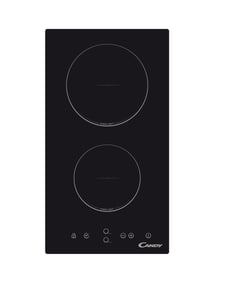 Candy Timeless CDH 30 Schwarz Einbau 28,8 cm Keramik 2 Kochzonen