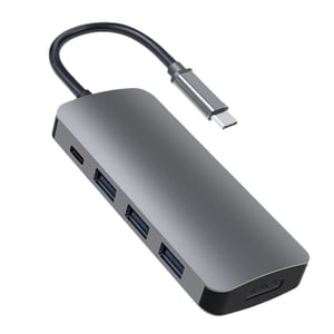 ProXtend USBC-MULTI1S Dockingstation, kabelgebunden, USB 3.2 Gen 1 (3.1 Gen 1), Typ C, grau