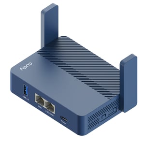 Cudy AX3000 Gigabit-Ethernet-WLAN-Router, blau