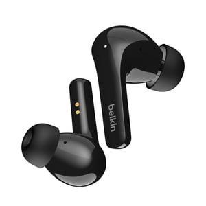 Belkin SOUNDFORM Flow Kabelloses In-Ear-Headset für Anrufe/Musik, USB Typ C, Bluetooth, Schwarz