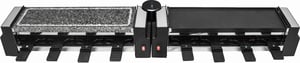 Clatronic RG 3678 Raclette Grill for 4 People, 1200 W, Black