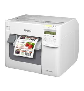 Epson TM-C3500 Label Printer, Inkjet, Color, 720 x 360 DPI, 103 mm/s, Wired, Wired LAN