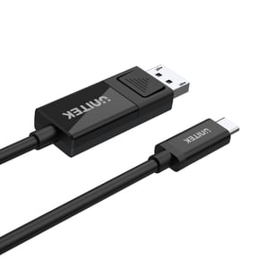 UNITEK V1146A przejściówka do kabli USB-C DisplayPort Czarny