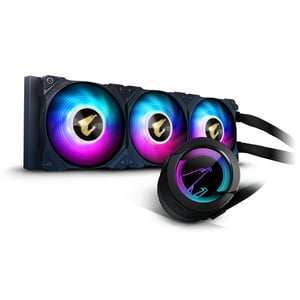 GIGABYTE AORUS WATERFORCE 360 All-in-One-Flüssigkeitskühler für den Prozessor, 12 cm, schwarz