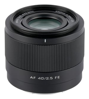 VILTROX AF 40 2.5 FE kameraobjektiv Filmobjektiv Fullformatobjektiv Svart