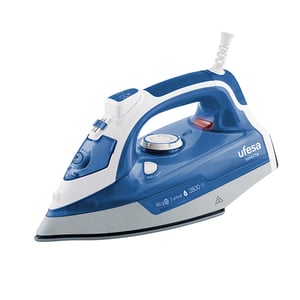 Ufesa PV3280 Żelazko suche i parowe Płyta ceramiczna 2800 W Niebieski, Biały