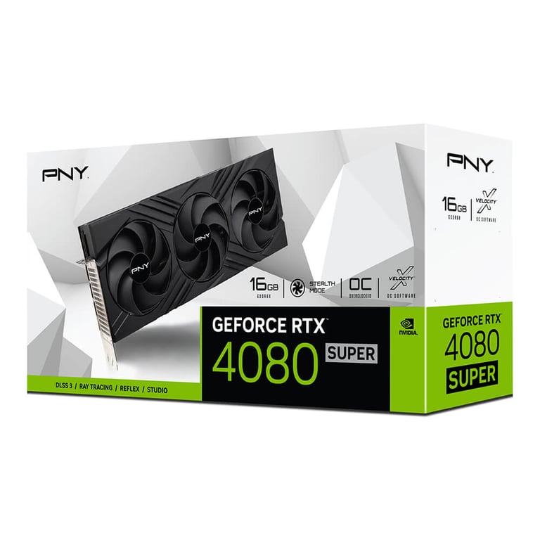 PNY GeForce RTX™ 4080 SUPER 16GB OC LED TF NVIDIA GeForce RTX 4080