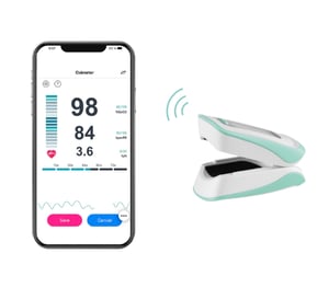 TrueLife Oximeter X5 BT pulsoksymetr Zielony, Biały