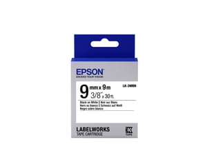Epson Etikettenkassette Standard LK-3WBN Standard Schwarz/Weiß 9 mm (9 m)