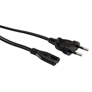ROLINE 1.8 m IEC320 C7 Black 1.8 m CEE7/16 C7 panel