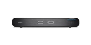 Belkin F1DN202KVM-UNN4 KVM-Switch, rackmontierbar, schwarz