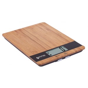 Oromed WAG_ORO-KITCHNE_SCALE_BLACK waga kuchenna Czarny, Drewno Blat Prostokąt Elektroniczna waga kuchenna