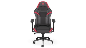 ENDORFY Scrim RD Fotel gamingowy Siatka z oczkiem Czarny, Czerwony