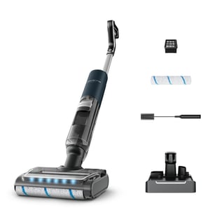 Rowenta X-Clean 7 GZ5735E0 stavdammsugare/elektrisk borste Vertikal dammsugare Batteridriven Torr- och våtrengöring Påsfri 0,5 l Svart, krom