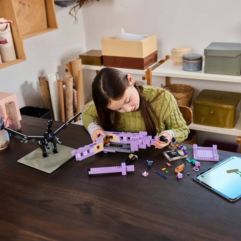 фото Блоковий конструктор LEGO Minecraft Ендер Дракон і корабель Краю (21264)