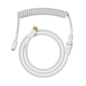 Glorious Gaming GLO-KB-ACC-CBL-COIL-GWHT Tastatur-/Mauskabel, weiß, 1,4 m
