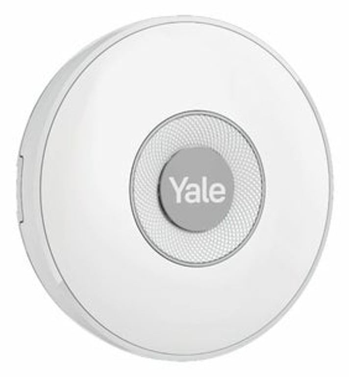 Yale Indoor Siren Syrena bezprzewodowa Wewnętrzna Szary, Biały