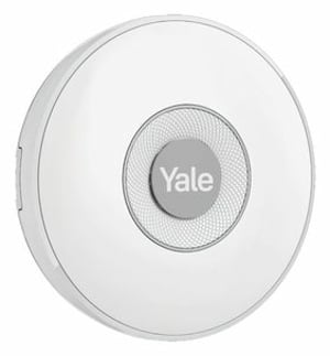 Yale Indoor Siren Syrena bezprzewodowa Wewnętrzna Szary, Biały