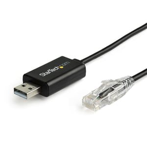 StarTech ICUSBROLLOVR adapter för RJ-45-kablar, USB 2.0 typ A, svart
