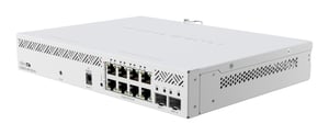Mikrotik CSS610-8P-2S+IN przełącznik sieciowy Zarządzany Gigabit Ethernet (10/100/1000) Obsługa PoE Biały