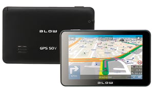 BLOW GPS50V Navigationssystem, fest eingebauter 12,7 cm (5") TFT-Touchscreen, schwarz