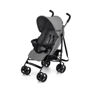 Kinderkraft TIK Lätt barnvagn med 1 sittplats. Grå