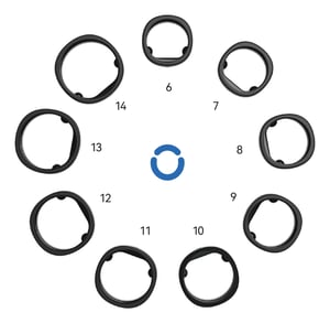 RingConn Gen 2 Sizing Kit Zestaw rozmiarowy Czarny