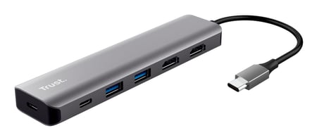 Trust Dalyx Przewodowa USB 3.2 Gen 1 (3.1 Gen 1) Type-C Szary