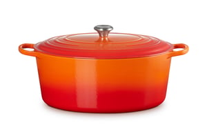 Le Creuset 21178400902430 Kochtopf 13,9 l Orange, Rot