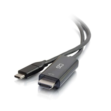 C2G CG26889 adapter kablowy 1,83 m USB Type-C HDMI Typu A (Standard) Czarny