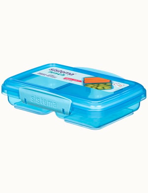 Sistema 41518 matförvaringsbehållare, rektangulär, 0,35 l, olika färger