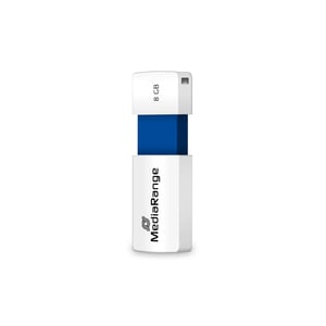 MediaRange MR971 pamięć USB 8 GB USB Typu-A 2.0 Niebieski, Biały