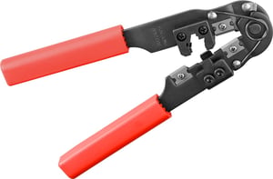 Goobay 77124 Cable Crimping Tool, Black, Red