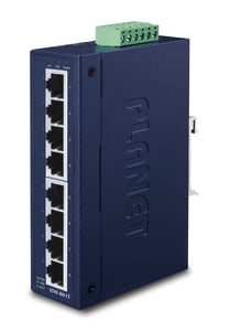 PLANET ISW-801T Netzwerk-Switch, unmanaged, L2 Fast Ethernet (10/100), blau