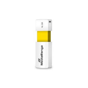 MediaRange MR972 pamięć USB 16 GB USB Typu-A 2.0 Biały, Żółty