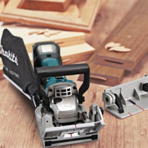 Makita DPJ180Z strugarka ręczna Czarny, Stal nierdzewna 6500 RPM 18 W