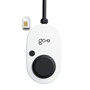 go-e Gemini 2.0 Schwarz, Weiß Wand 3