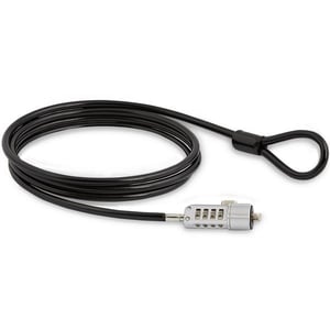 StarTech LTLOCK zapięcie do kabli Czarny, Srebrny 1,8 m