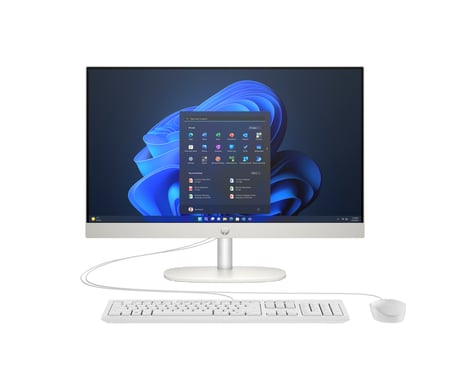 HP ProOne 240 G10 Intel® Core™ i5 i5-1335U 60,5 cm (23.8") 1920 x 1080 px All-in-One PC 16 GB DDR4-SDRAM 512 GB SSD Windows 11 Pro Wi-Fi 6 (802.11ax) Biały